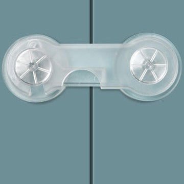 FairyBaby Clear Cabinet Locks for Babies (6 Pack) Short/long safety locks - FairyBaby