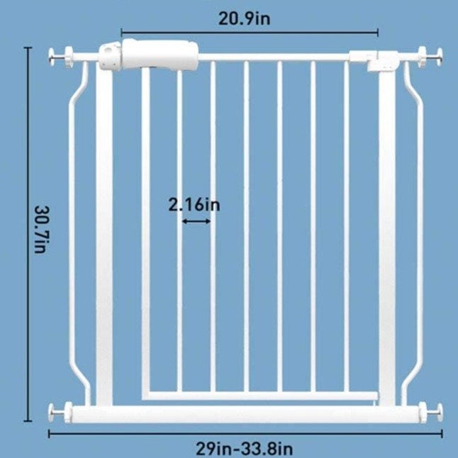 FairyBaby Extra Wide Baby Gate, Easy Install Extra Security, Sizes from 24" to 109" Available - FairyBaby