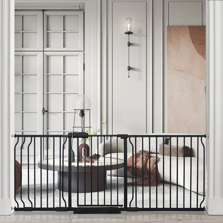 FairyBaby Extra Wide Baby Gate, Easy Install Extra Security, Sizes from 24" to 109" Available - FairyBaby
