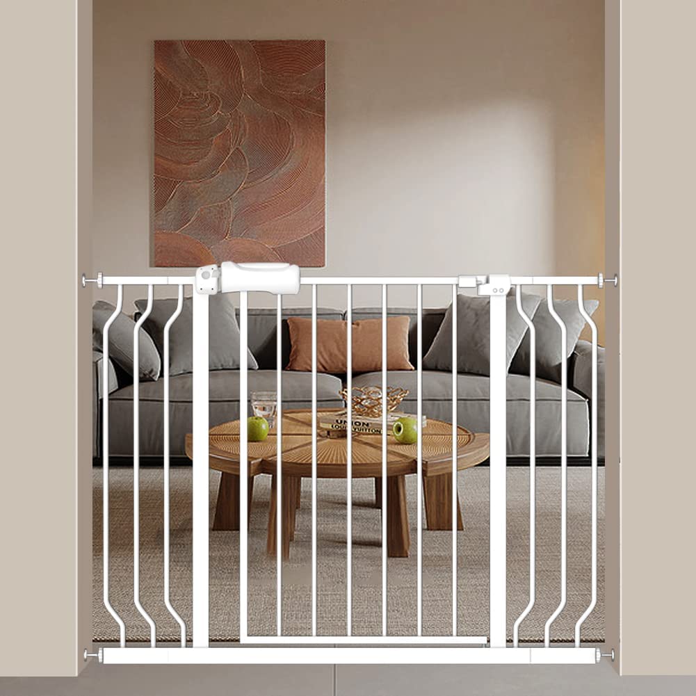 FairyBaby Extra Wide Baby Gate, Easy Install Extra Security, Sizes from 24" to 109" Available 