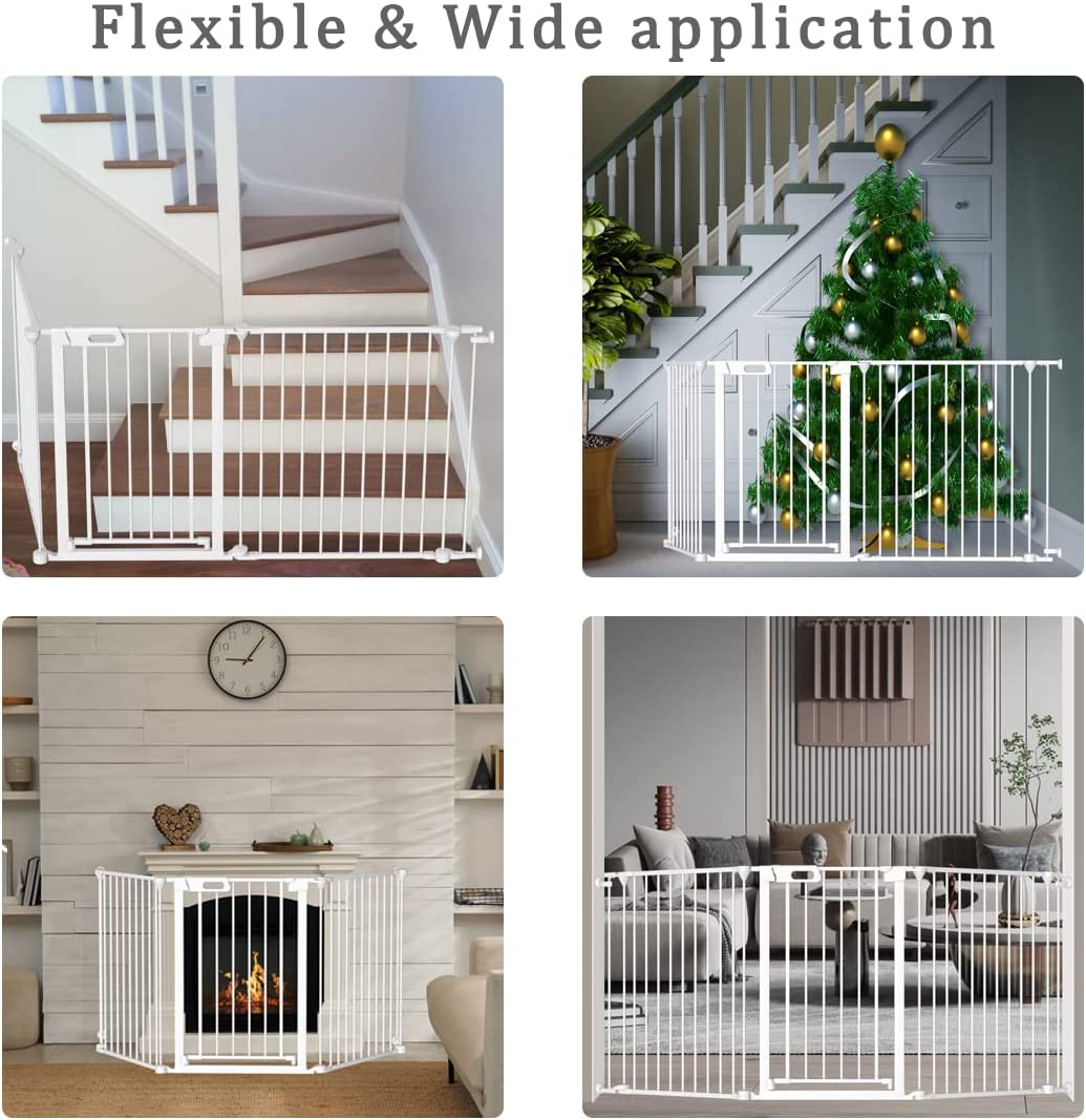 FairyBaby Hardware-Mounted Baby Gate with Auto-Close Feature - FairyBaby