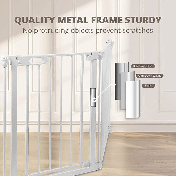 FairyBaby Hardware-Mounted Baby Gate with Auto-Close Feature - FairyBaby